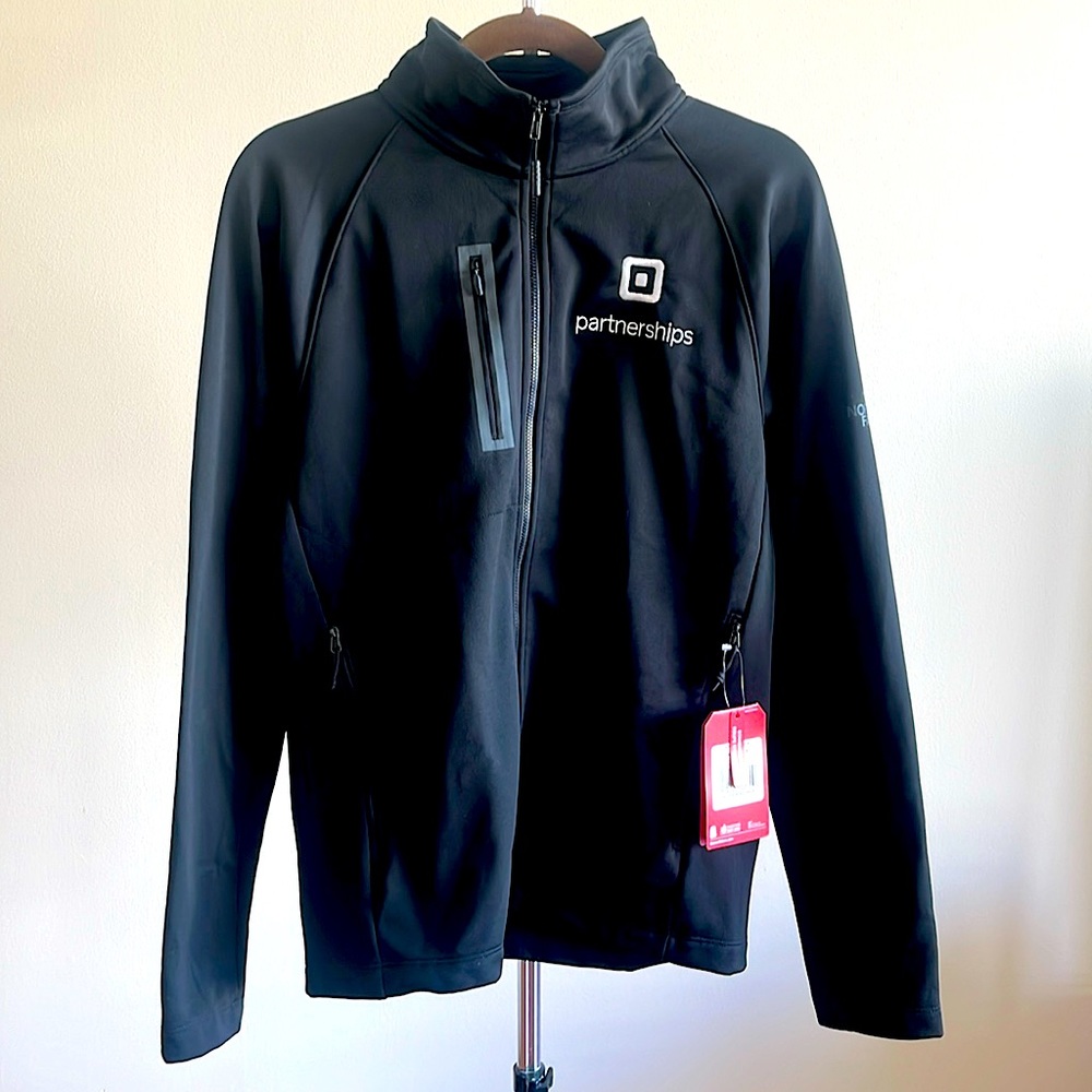 NWT The North Face Men’s Canyon Flats Jacket Black Size S (with company logo)